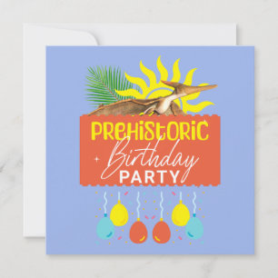 Fête d'anniversaire préhistorique Ptérodactyle Din