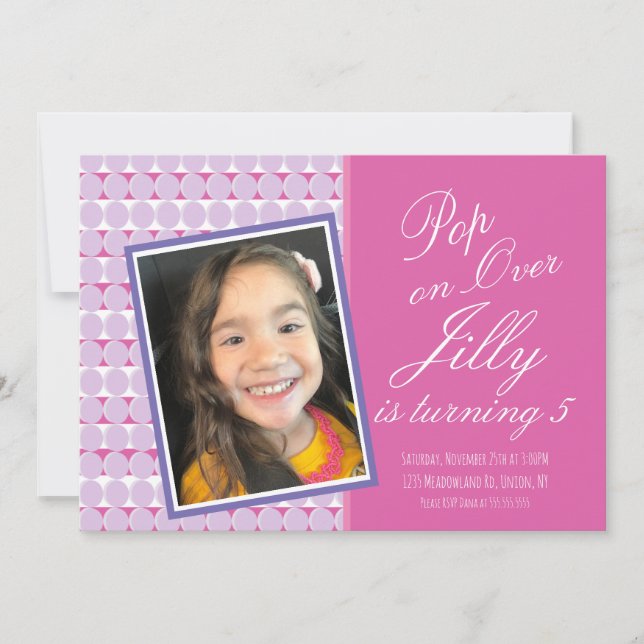 Fête d'anniversaire sensorielle Pop Toys (Devant)