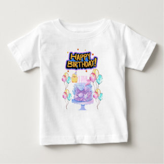 Fête d'anniversaire Sparkle Baby Girl T-shirt