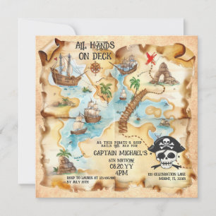 Fête d'anniversaire sur le thème de la carte au tr