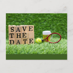 Fête d'anniversaire Tennis  Invitation "Réservez l