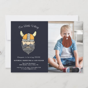 Fête d'anniversaire Viking   Barbe amusante sur ph