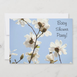 Fête de Baby Shower ! Invitations Fleur honorant M