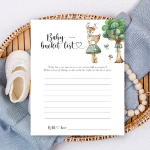 Fête de bébé cerf - Liste de choses à faire pour b