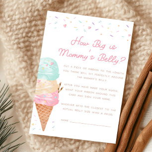 Fête de Bébé Glace Comment est le Ventre de Maman