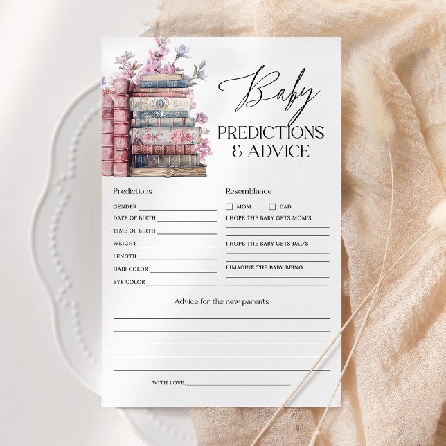 Fête de Bébé Livre de Prédictions et Conseils (Créateur téléchargé)