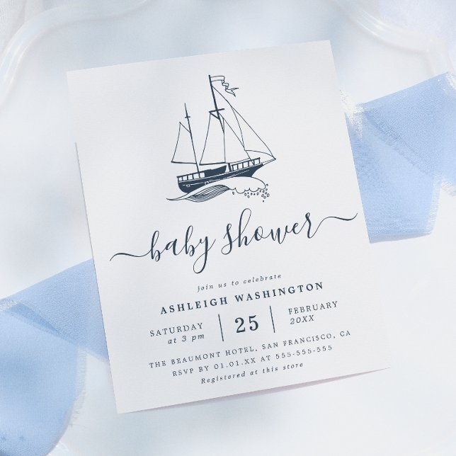 Fête de bébé thème Marin Vintage Navy Budget (Créateur téléchargé)
