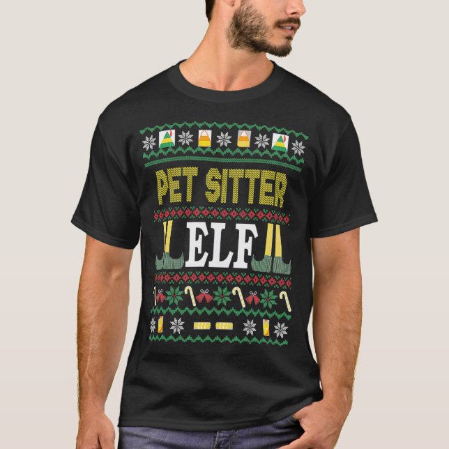 Fête de compagnie Elf Funny Noël T-shirt cadeau (Devant)