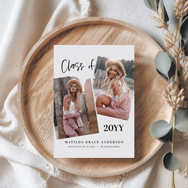 Fête de graduation multiphoto géométrique moderne (Créateur téléchargé)