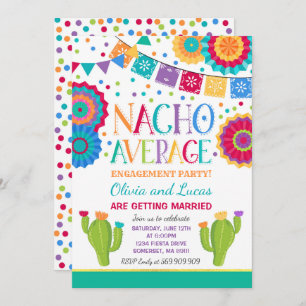 Fête de la Fiesta Engagement Invitation Nacho Moye