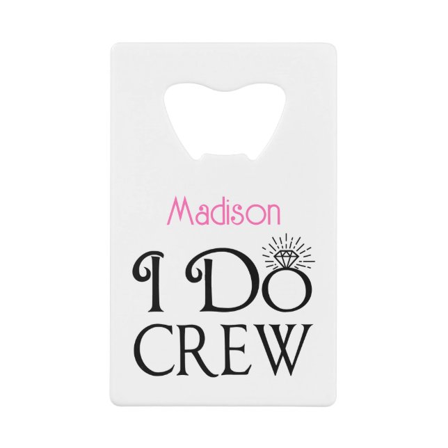 Fête de la mariée Monogramme I Do Crew (Devant)