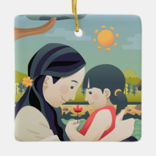 Fête de la mère et de l'enfant   Ornement