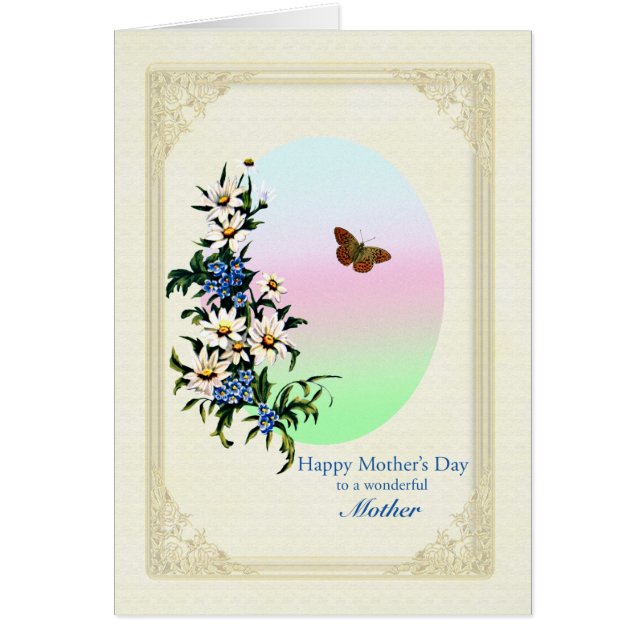 Fête de la Mère pour Mère, avec Fleurs (Devant)