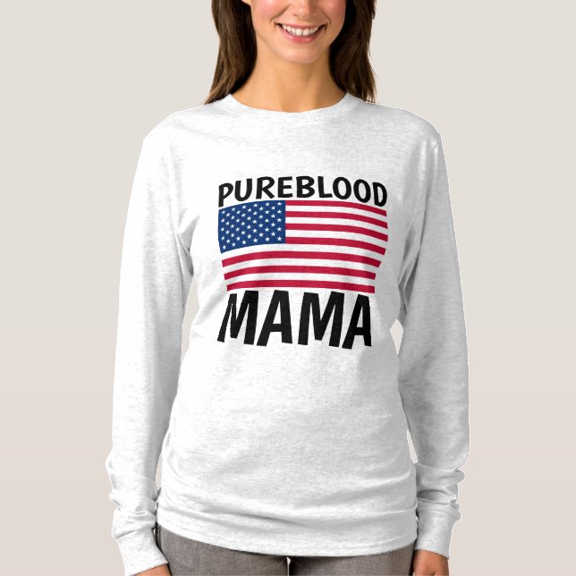 FÊTE DE LA MÈRE PUREBLOOD MOM T-SHIRTS (Devant)