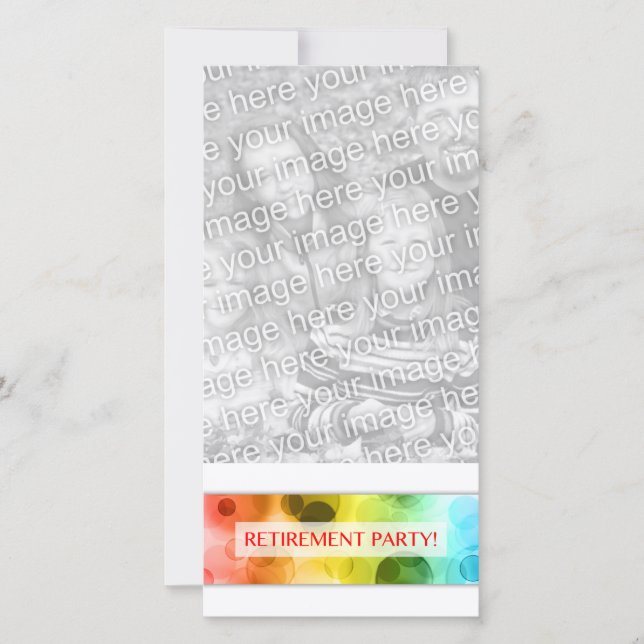 fête de la retraite (rainbow bokeh) (Devant)