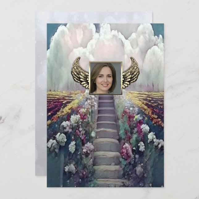 Fête de la vie Invitation (Devant / Derrière)