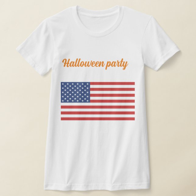 Fête de l'halloween féminin Tshirt 2024 (Poser)