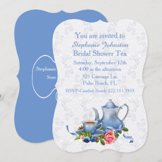 Fête de l'mariée à thé Lace Look Invitation