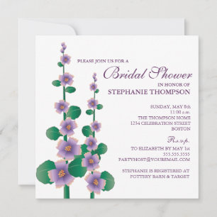 Fête de l'mariée Floral Garden Invitation