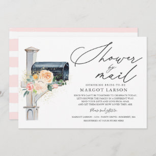 Fête de l'mariée Par Courrier Invitation Blush Pin