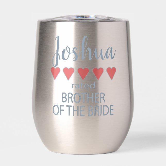 Fête de mariage et de mariage 5 Frère de coeur de  (Avant)