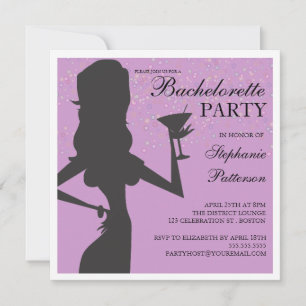 Fête de mariée Cocktail Bachelorette Invitation