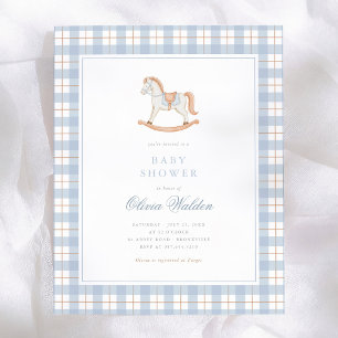 Fête de naissance bébé budget Cheval à bascule Gin