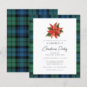 Fête de Noël à carreaux de Campbell à motif floral