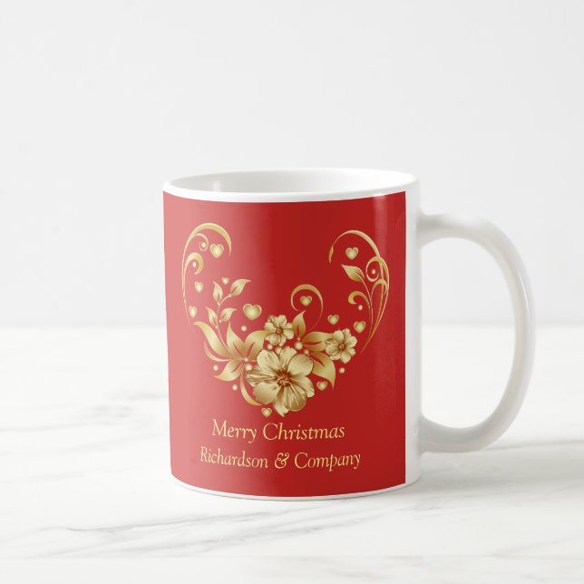 Fête de Noël de l'entreprise Favoriser le café Mug (Droite)