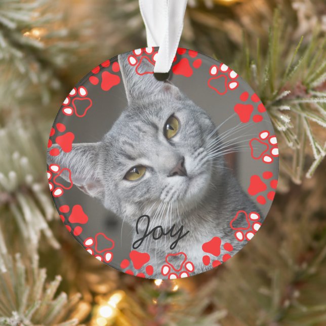 fête de Noël élégante Custom cat Photo (Arbre)