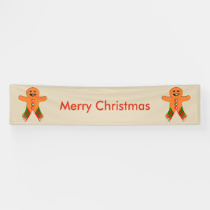 Fête de Noël Gingpain homme bannière