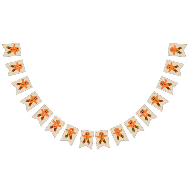 Fête de Noël Pain d'épices Homme Drapeaux de lapin (Tout)