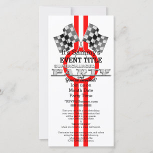 Fête de Performance Suralimentée Personnalisée