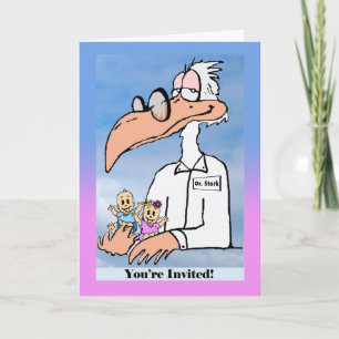 Fête de Révélation du Sexe de Bébé, Carte d'Invita