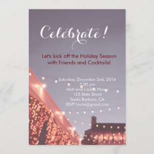 Fête de vacances, Bachelorette, invitation de fête