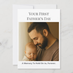 Fête de votre premier père - Carte photo personnal