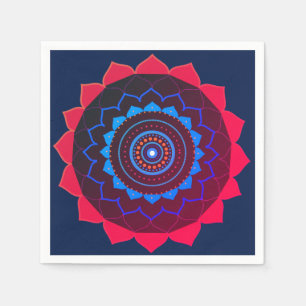 Fête de yoga Serviette en papier