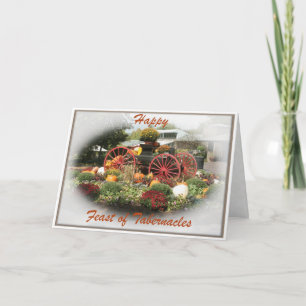Fête des bénédictions d'automne de la carte Tabern