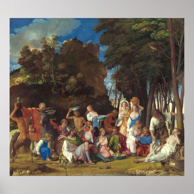 Fête des Dieux - Giovanni Bellini Affiche d'art fi (Devant)