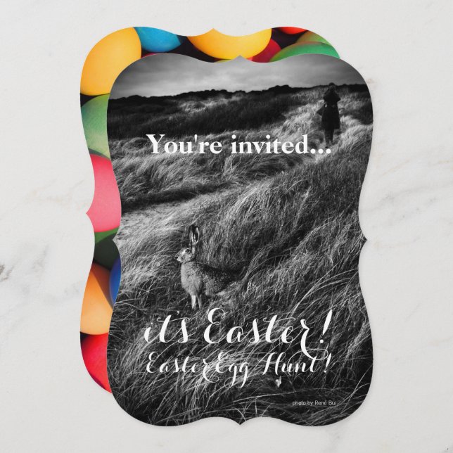 Fête des Invitations sur mesure Brunch de chasse a (Devant / Derrière)