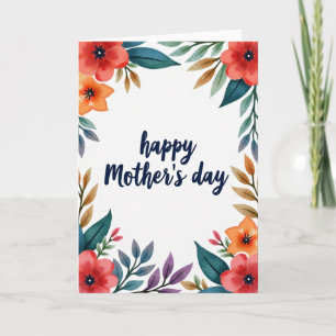 Fête des mamans pois de senteur - Carte florale
