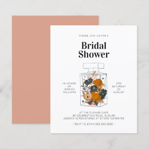 Fête des mariées à la bouteille de parfum rose bud