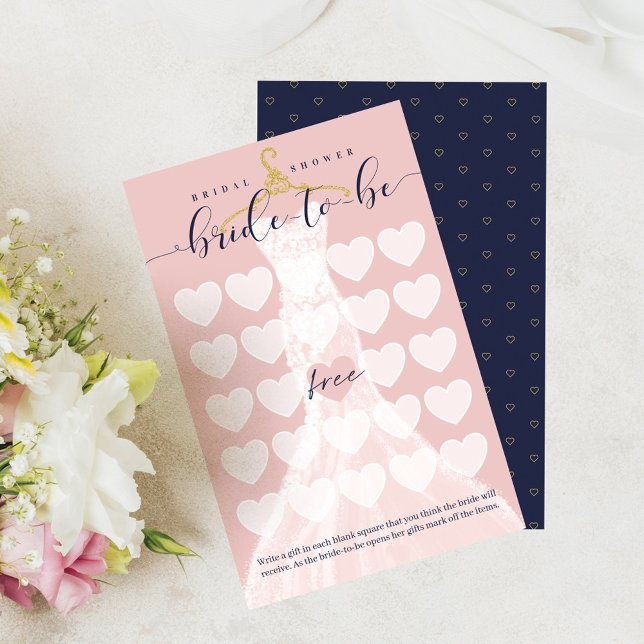 Fête des mariées Bingo Chic Mariage Robe Douche Je (Créateur téléchargé)