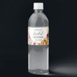 Fête des mariées Bliss Automne Étiquette de boutei<br><div class="desc">Beaux étiquettes bouteille d'eau - parfait pour votre douche nuptiale! Visitez notre site web pour plus de design et d'inspiration : www.creativeuniondesign.com</div>