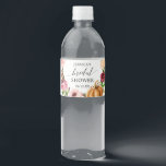 Fête des mariées Bliss Automne Étiquette de boutei<br><div class="desc">Beaux étiquettes bouteille d'eau - parfait pour votre douche nuptiale! Visitez notre site web pour plus de design et d'inspiration : www.creativeuniondesign.com</div>