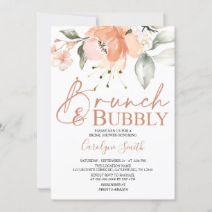 Fête des mariées Brunch & Bubbly Invitation