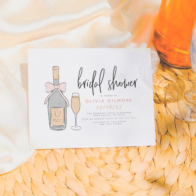 Fête des mariées Bubble Champagne Rose & Or Budget (Créateur téléchargé)