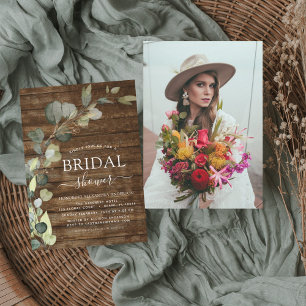 Fête des mariées Budget Photo Rustic Wood Invitati