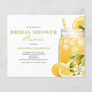Fête des mariées Budget Pique-nique Invitation Cit