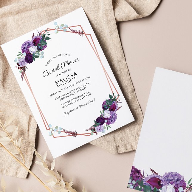 Fête des mariées budgétaire Cadre géométrique Flor (Créateur téléchargé)